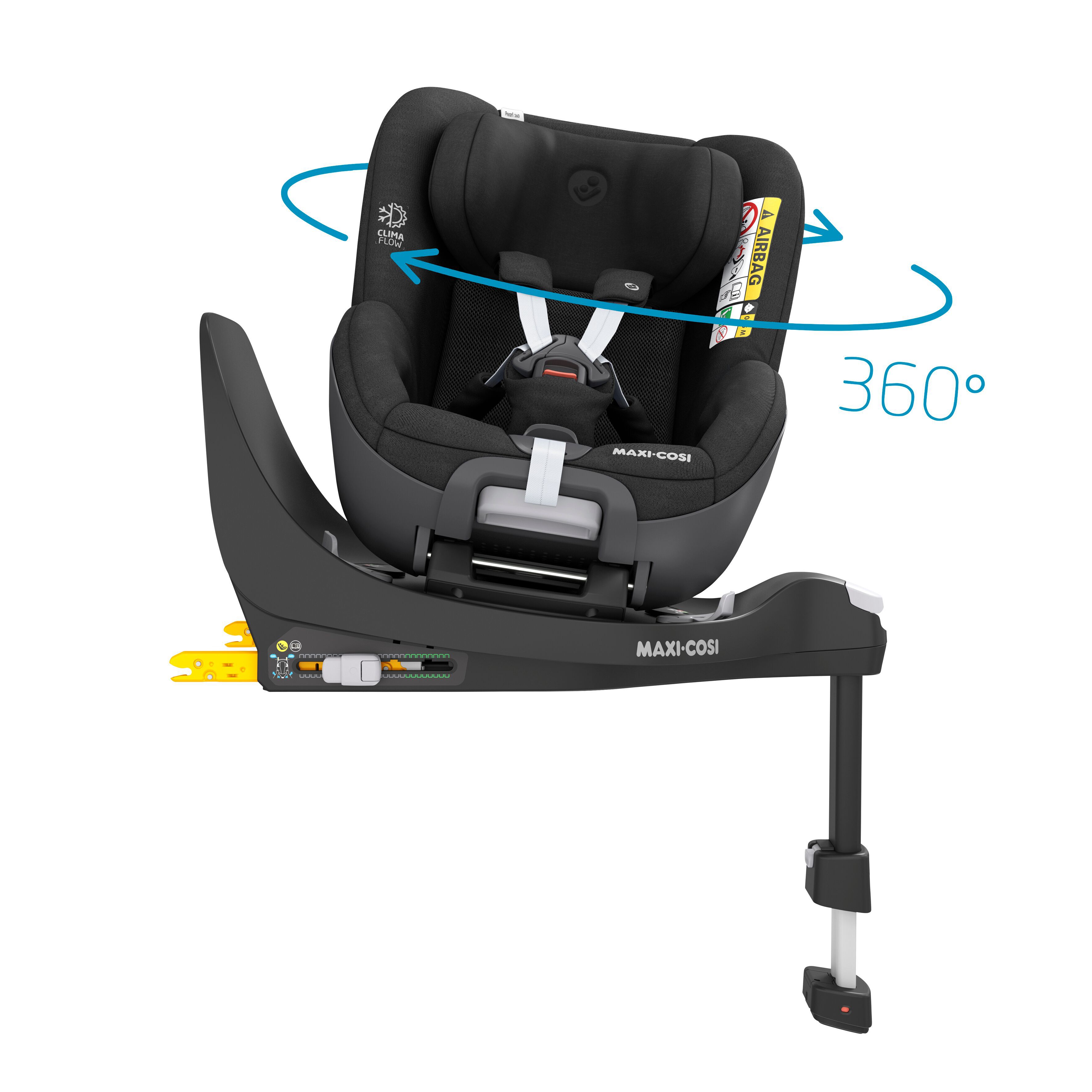 Buy Maxi Cosi Pearl 360 Car Seat Authentic Black New Born Car